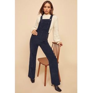 Reformation Navy overalls
